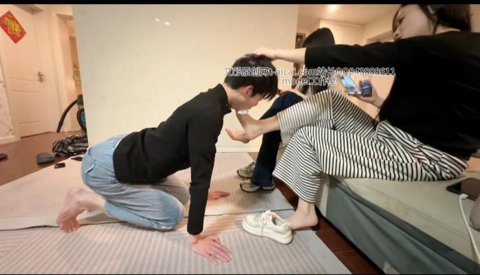 【爱秀套图】model-十一的白袜小贱狗 YC-250331-6