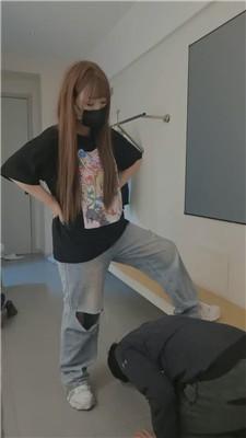 甜沁小白鞋粉棉袜踢踹踩踏双视角版 bf45990