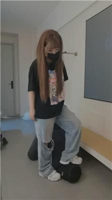 甜沁小白鞋粉棉袜踢踹踩踏双视角版 bf45990