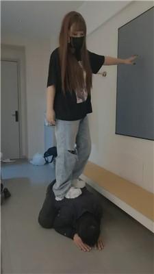 甜沁小白鞋粉棉袜踢踹踩踏双视角版 bf45990