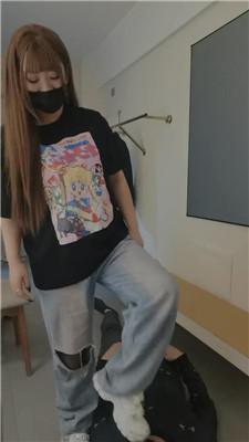 甜沁小白鞋粉棉袜踢踹踩踏双视角版 bf45990