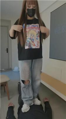 甜沁小白鞋粉棉袜踢踹踩踏双视角版 bf45990