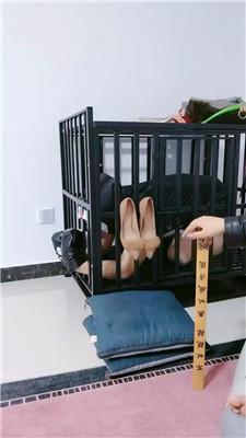 五公主囚禁狗笼陪主人直播 JS241012-4