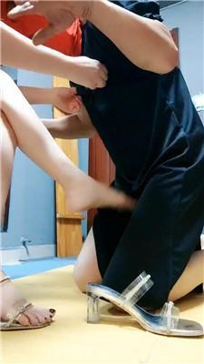 东营天香百合高跟裸足踩/掐乳 JS241012-10