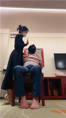 红颜五花大绑鞭打/闻鞋踩踏双视角版JS241023-9