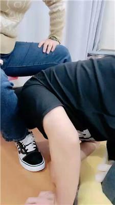 拽拽帆布鞋白袜虐踩 JS241103-7