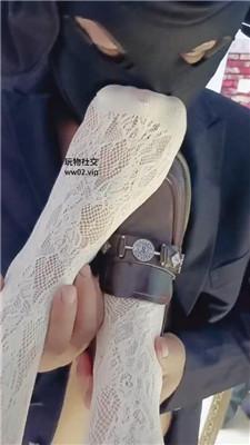 美柠皮鞋白丝踩虐气味辱 JS241103-6