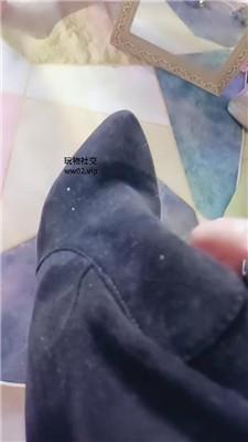 美柠皮鞋白丝踩虐气味辱 JS241103-6