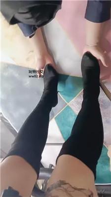 美柠皮鞋白丝踩虐气味辱 JS241103-6