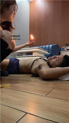 小猫S同事来家做客想当狗-骑马捆绑滴蜡踢踹 bf46500