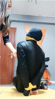 东营天香百合胶带封嘴/捆绑囚禁虐待 JS241102-2