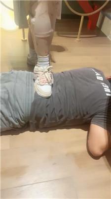 橘子没熟掐乳/小白鞋白袜踩/踢踹/数据线鞭打 JS241027-5