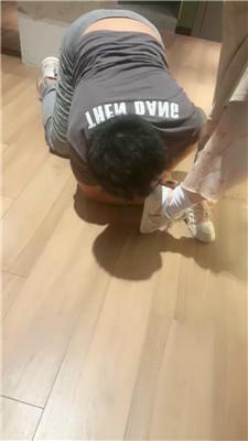 橘子没熟掐乳/小白鞋白袜踩/踢踹/数据线鞭打 JS241027-5