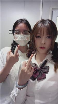 兔兔酱JK黑白双煞食物踩踏 JS241026-19