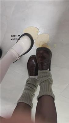 兔兔酱JK黑白双煞食物踩踏 JS241026-19