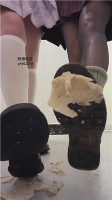 兔兔酱JK黑白双煞食物踩踏 JS241026-19
