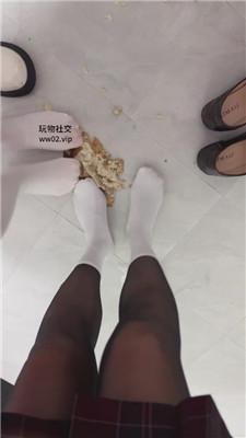 兔兔酱JK黑白双煞食物踩踏 JS241026-19