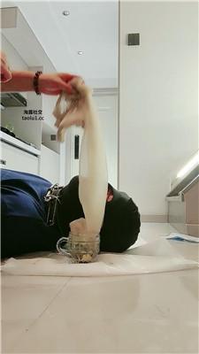 鱼主圣水嘴洗丝袜/舔脏鞋底/脚下喂食 JS241113-12