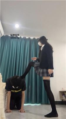 甜恬骑马过膝袜踢踹/裸足狂舔/坐脸窒息 bf46815