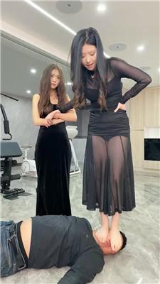 麋鹿银儿双S-连环耳光/踢裆/重度踢踹/拽发虐/膝盖顶裆 bf48100