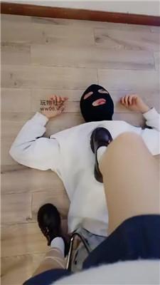 九月皮鞋白袜踩虐/滴蜡/脚深喉/袜子塞嘴 JS241213-41