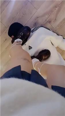 九月皮鞋白袜踩虐/滴蜡/脚深喉/袜子塞嘴 JS241213-41