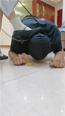 薇薇情侣主狗链遛狗爬行/脏鞋踩踏喂食 bf48132