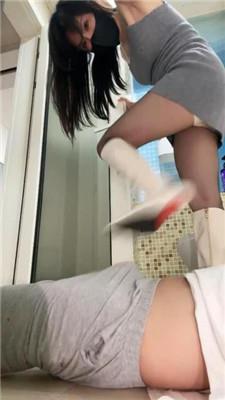 伊晨换多双高跟全体重踩踏 bf48133