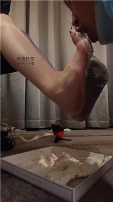 诗诗原味玉足踩踏蛋糕喂食 JS250101-31