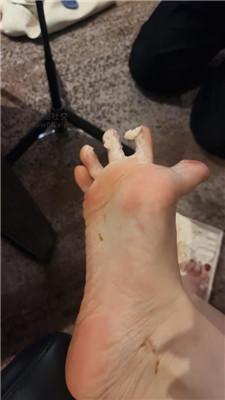 诗诗原味玉足踩踏蛋糕喂食 JS250101-31