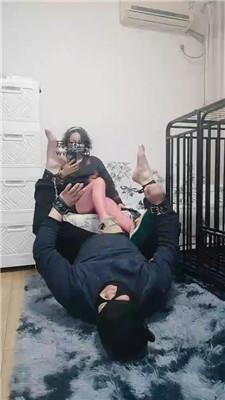 百变小妈捆绑囚禁狗笼/全体重踩踏 JS241229-13