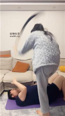 埋汰骑马丝袜套头玉足虐 JS241226-46