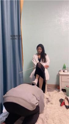 沐沐大大白袜脚踩虐/藤条狠抽 JS241224-5