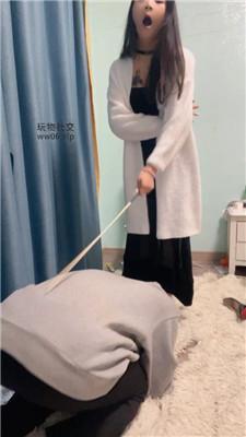 沐沐大大白袜脚踩虐/藤条狠抽 JS241224-5