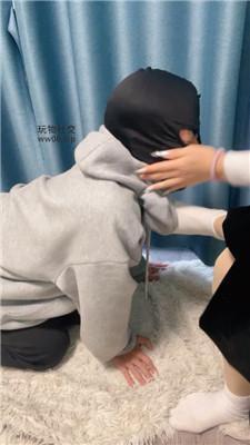 沐沐大大白袜脚踩虐/藤条狠抽 JS241224-5