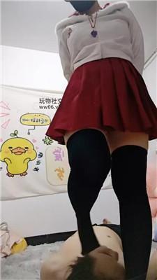 广西木木可爱女主-强制舔卫生巾/骑狗背 JS250107-28