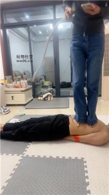 玩物俱乐部反绑品尝白袜/雪地靴高跟踩 bf48983