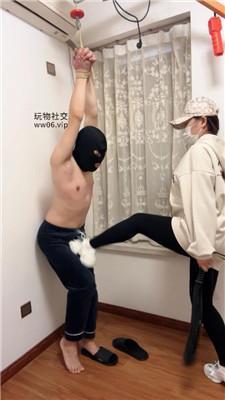 水凝吊绑贱奴重度虐打踢踹 JS250114-1