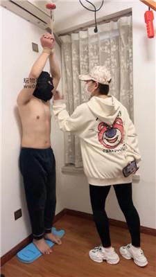 水凝吊绑贱奴重度虐打踢踹 JS250114-1