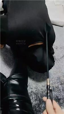 璀璨女王高跟长靴踩虐/滴蜡 JS250114-7