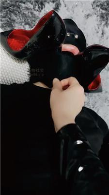 璀璨女王高跟长靴踩虐/滴蜡 JS250114-7