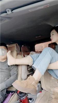 李老师车内马丁靴脏船袜虐羞辱 JS250122-17