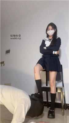 甜恬JK日系女主-皮鞋及膝黑袜虐 bf49613