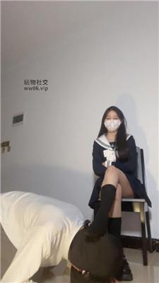 甜恬JK日系女主-皮鞋及膝黑袜虐 bf49613