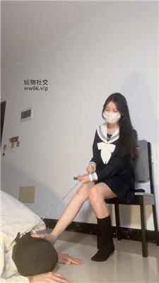 甜恬JK日系女主-皮鞋及膝黑袜虐 bf49613