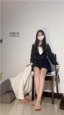 甜恬JK日系女主-皮鞋及膝黑袜虐 bf49613