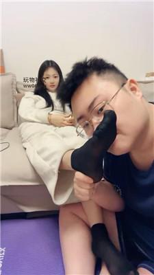 埋汰原味黑棉袜玩虐废物家奴 JS250122-21