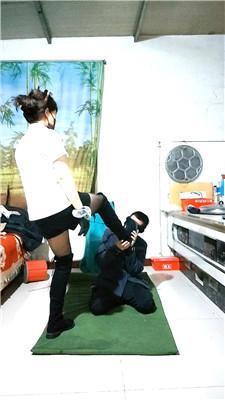 银南女帝长靴妻主暴力虐打绿帽奴 JS250120-9