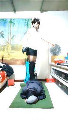 银南女帝长靴妻主暴力虐打绿帽奴 JS250120-9