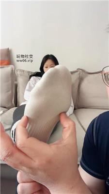 埋汰超臭白棉袜气味辱/骑马踩踏 JS250120-26